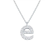14K White Gold Diamond Baby Typewriter